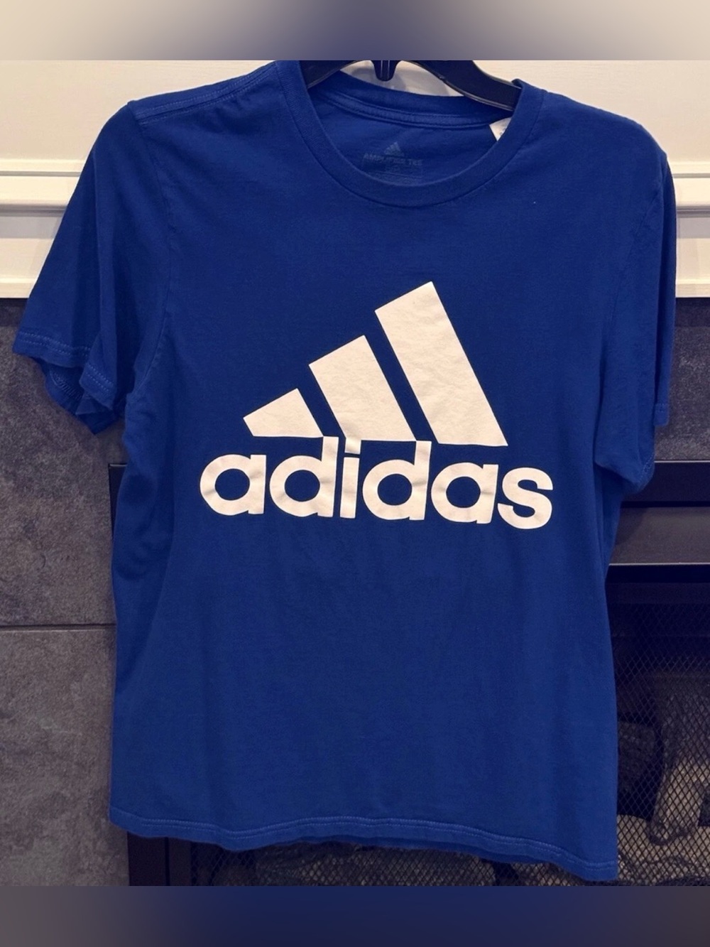 Adidas Mens Amplifier Blue T-Shirt